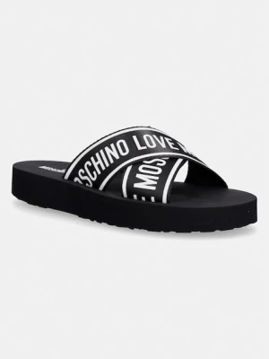 Love Moschino klapki damskie czarny