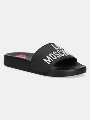 Love Moschino klapki damskie kolor czarny JA28052G1MI14000