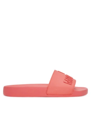 LOVE MOSCHINO Klapki JA28052G0MI15502 Koralowy