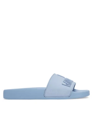 LOVE MOSCHINO Klapki JA28052G1MI15712 Niebieski