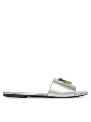LOVE MOSCHINO Klapki JA28161G0MIF090B Srebrny