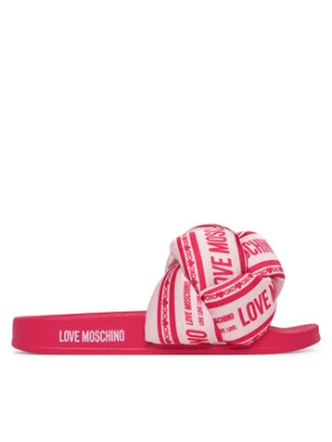 LOVE MOSCHINO Klapki JA28312G0MIW360A Różowy