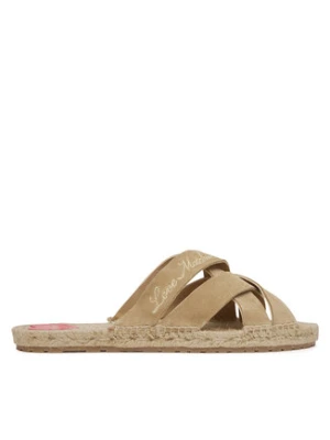 LOVE MOSCHINO Klapki JA28362G0MIG0104 Beżowy