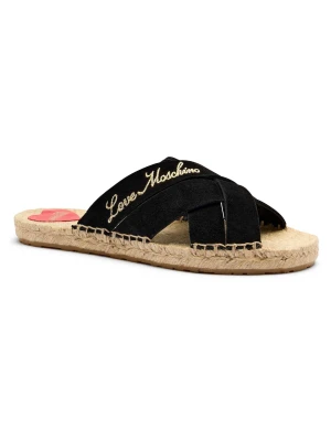 Love Moschino Klapki | zamsz