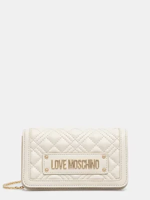 Love Moschino kopertówka kolor beżowy JC5681PP1