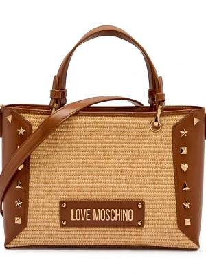 Love Moschino Kuferek beżowy
