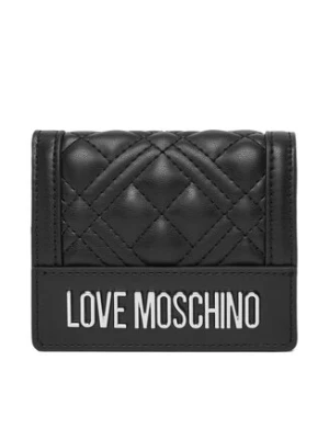 LOVE MOSCHINO Mały Portfel Damski JC5601PP1NLA000B Czarny