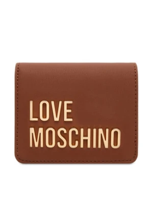 LOVE MOSCHINO Mały Portfel Damski JC5612PP1NKD0312 Brązowy