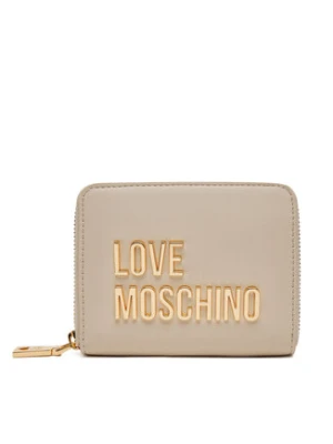 LOVE MOSCHINO Mały Portfel Damski JC5613PP1MKD0110 Beżowy