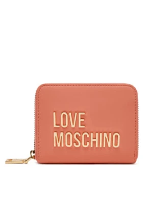 LOVE MOSCHINO Mały Portfel Damski JC5613PP1MKD0464 Koralowy