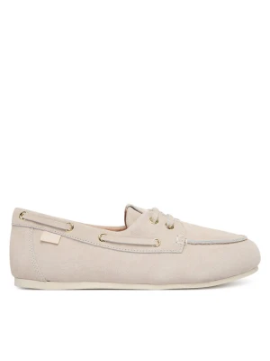 LOVE MOSCHINO Mokasyny JA10101G1OIG0110 Kremowy