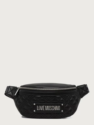 Love Moschino nerka damska z imitacji skóry czarny