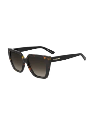 Love Moschino okulary przeciwsłoneczne damskie brązowy