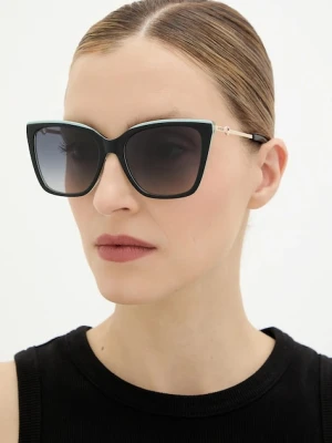 Love Moschino okulary przeciwsłoneczne damskie kolor czarny MOL094/S