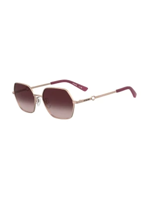 Love Moschino okulary przeciwsłoneczne damskie złoty
