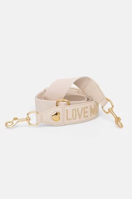 Love Moschino pasek do torebki kolor beżowy JC6401PP1LLI3000