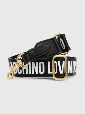 Love Moschino pasek do torebki kolor czarny JC6404PP1LLV100A