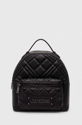 Love Moschino plecak damski kolor czarny mały gładki JC4148PP1LLA0000