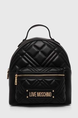 Love Moschino plecak damski kolor czarny mały gładki JC4148PP1LLA0000