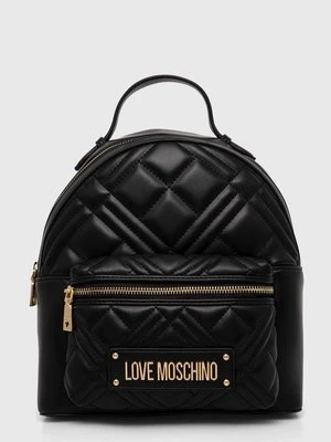 Love Moschino plecak damski kolor czarny mały gładki JC4148PP1LLA0000