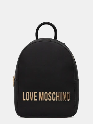 Love Moschino plecak damski kolor czarny mały gładki JC4193PP1NKD0000