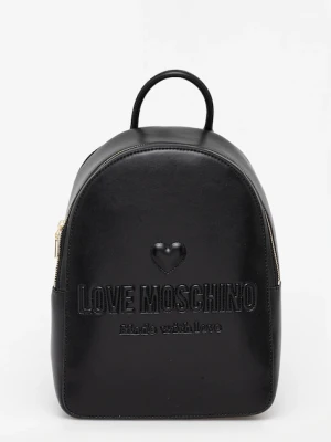 Love Moschino plecak damski kolor czarny mały gładki JC4222PP0MKF0000