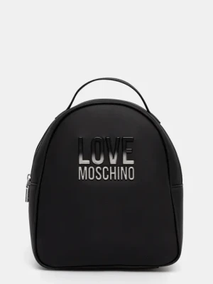 Love Moschino plecak damski kolor czarny mały gładki JC4258PP0MKD000B