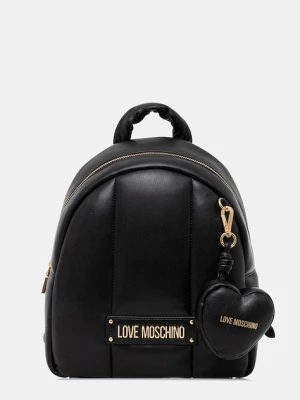 Love Moschino plecak damski kolor czarny mały gładki JC4324PP0NKM100A