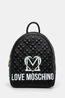 Love Moschino plecak damski kolor czarny mały gładki JC4377PP0L