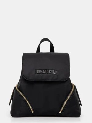 Love Moschino plecak damski kolor czarny mały gładki JC4382PP0L