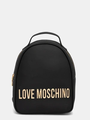 Love Moschino plecak damski kolor czarny mały z aplikacją JC4197PP1NKD0000