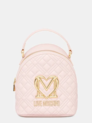 Love Moschino plecak damski kolor różowy mały wzorzysty JC4304PP0MK1260A