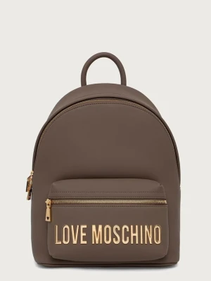 Love Moschino plecak damski z imitacji skóry brązowy