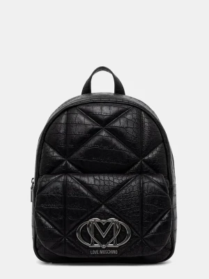 Love Moschino plecak damski z imitacji skóry czarny