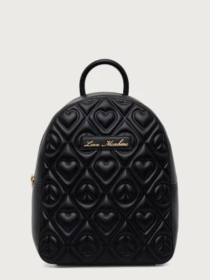 Love Moschino plecak damski z imitacji skóry czarny