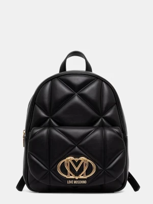 Love Moschino plecak miejski damski z imitacji skóry czarny