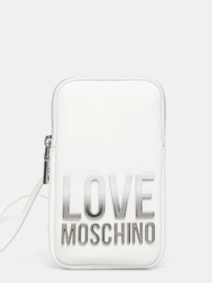 Love Moschino pokrowiec na telefon kolor biały JC5729PP0MKD0100