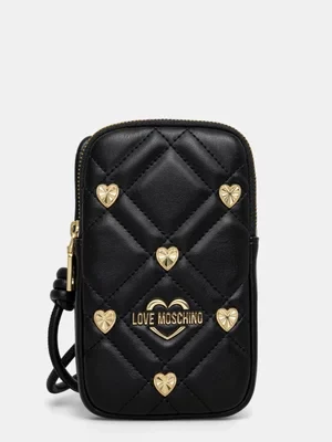 Love Moschino pokrowiec na telefon kolor czarny JC5655PP1