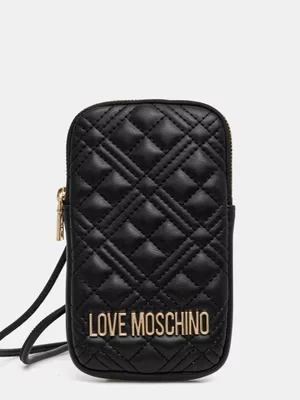 Love Moschino pokrowiec na telefon kolor czarny JC5660PP1