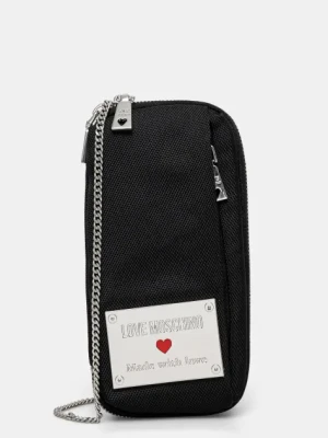 Love Moschino pokrowiec na telefon kolor czarny JC5720PP1