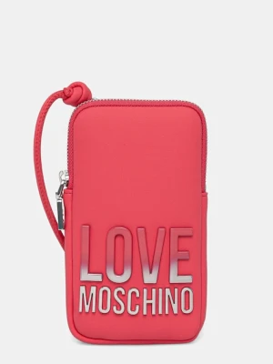 Love Moschino pokrowiec na telefon kolor różowy JC5729PP0MKD0615