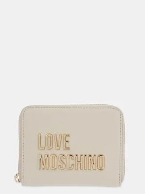 Love Moschino portfel damski kolor beżowy JC5613PP1