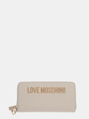 Love Moschino portfel damski kolor beżowy JC5620PP1