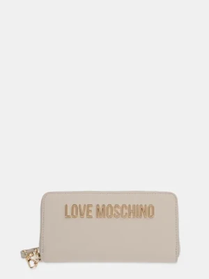 Love Moschino portfel damski kolor beżowy JC5620PP1