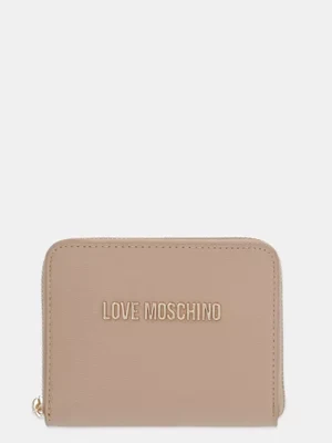 Love Moschino portfel damski kolor beżowy JC5702PP1