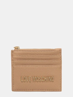 Love Moschino portfel damski kolor beżowy JC5704PP1NLD0104
