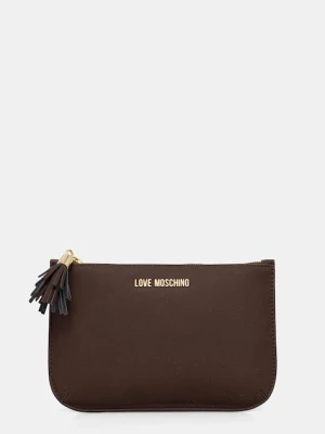 Love Moschino portfel damski kolor brązowy JC5314PP0NKD0313