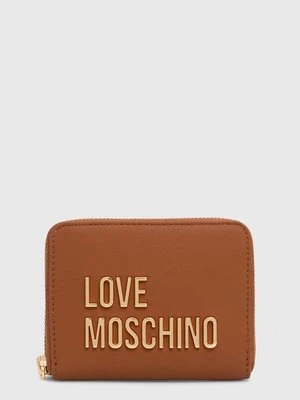 Love Moschino portfel damski kolor brązowy JC5613PP1LKD0000