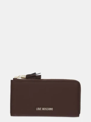 Love Moschino portfel damski kolor brązowy JC5690PP0NKD0313