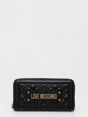 Love Moschino portfel damski kolor czarny JC5600PP0MLA0000